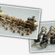 Illustration for article titled Artist Creates Mercedes V12 Out Of Bones, Fossils, Bronze, and More